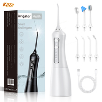Oral Irrigator Rechargeable Powerful Water Flosser Portable 320ML Dental Water Jet  Ipx7 Waterproof Teeth Cleaner Water Pick