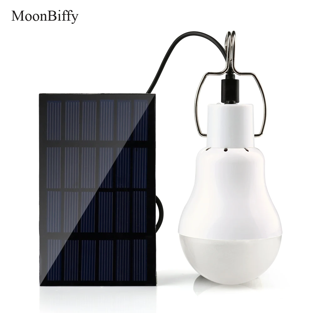 

15W WholeSale Dropshipping MOONBIFFY Solar Power Outdoor Light Solar Lamp Portable Bulb Solar Energy Lamp Led Lighting