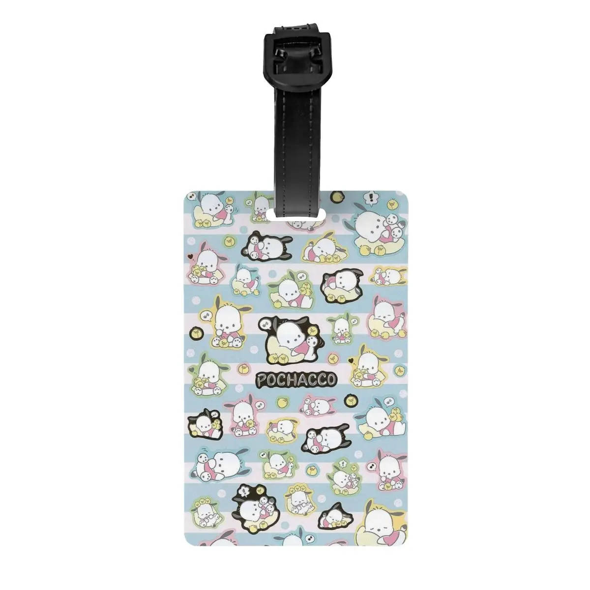 

Custom Anime Pochacco Luggage Tags for Suitcases Privacy Cover ID Label
