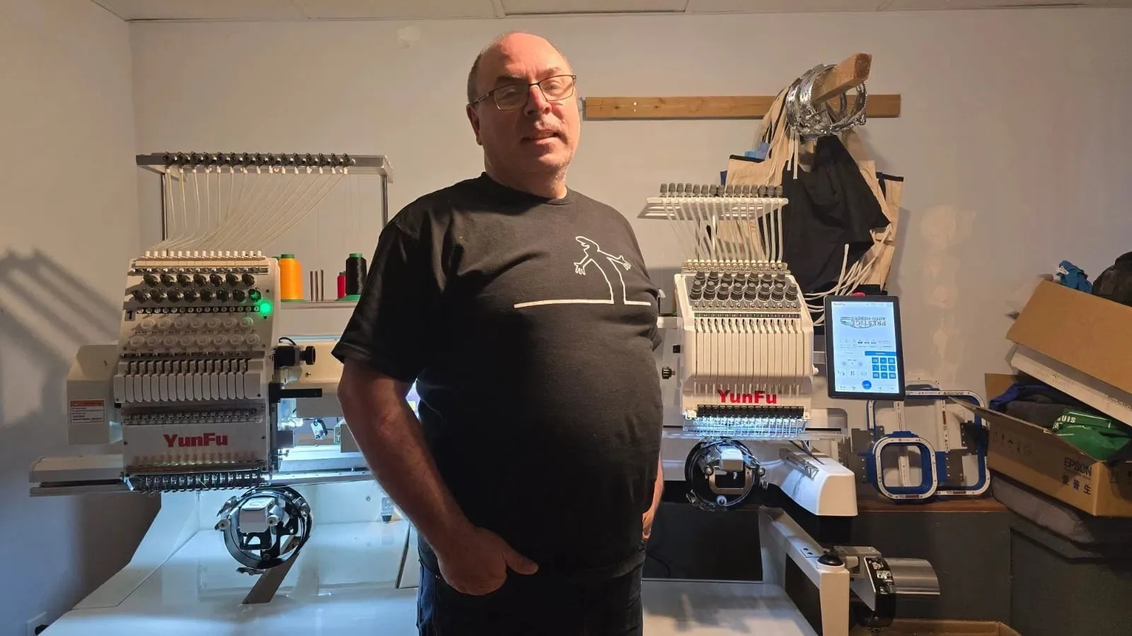 High Speed One Head 12 Needles Computerized Embroidery Machine