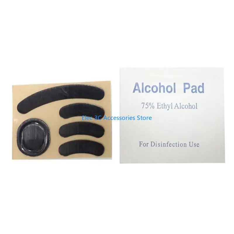 Y51A 1Set Replacement Curved Edges Mouse Skates Mouse Feet Stickers for GPro Wireless Mouse Glides Curved Edges