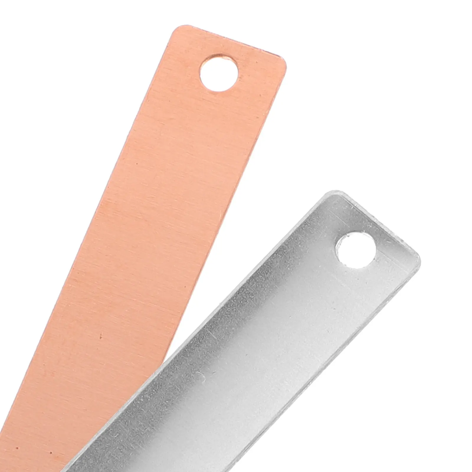 6 Pack Copper Plate Zinc Anode Strips for Electroplating Plating Anode Sheets Fruit Battery Experiment Supplies Kids Science
