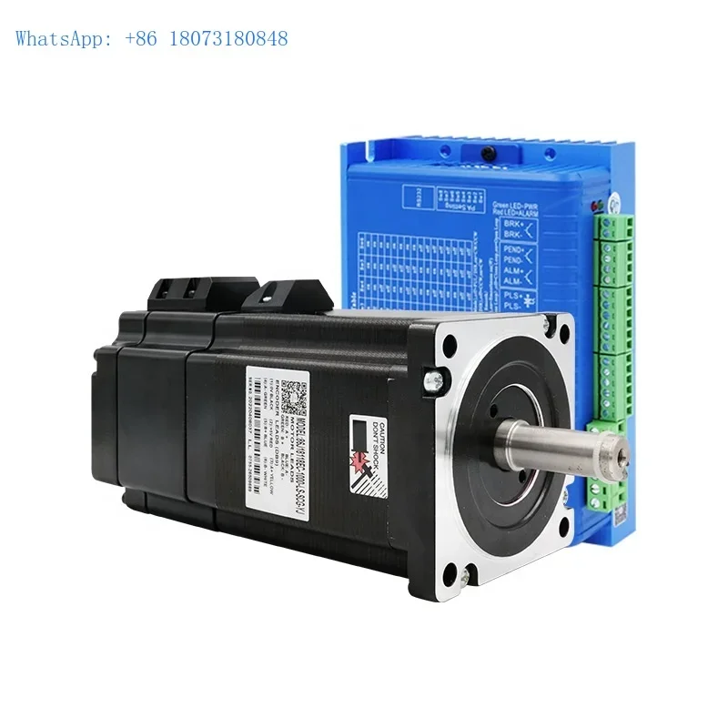 86J18118EC-1000-LS-SCG+2HSS86H-N-SC 2 Phase nema34 closed loop stepper motor 8.5N.m stepper motor driver