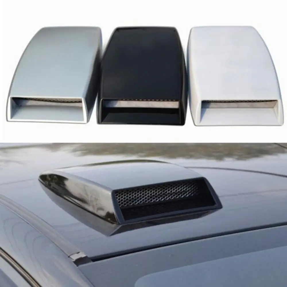 Universal Car Hood Air Inlet Decoration Scoop Bonnet Car Decorative Car Air Outlet Decoration Simulated Self-adhesive