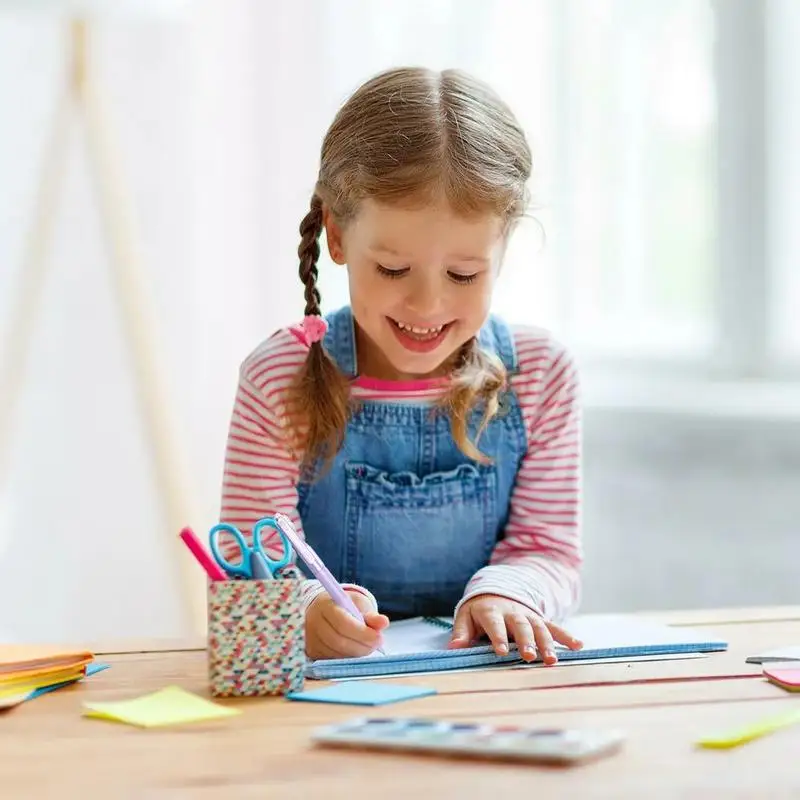 Aesthetic Pens Set 5pcs Quick Drying Smooth Writing Pens Examing Gel Pens Gradient Color Pens Shell Improve Writing Experience