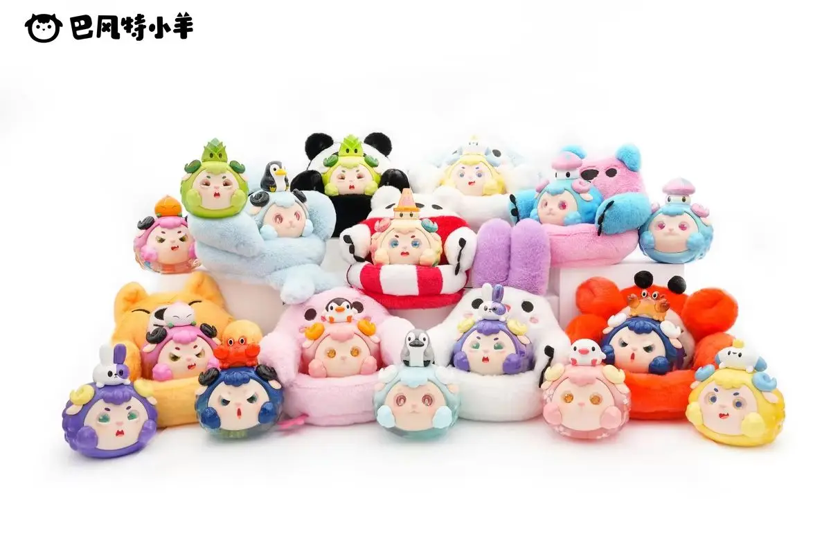 

Hot Bestie Lamb Wowo Tuanzi V2 Magical Little Monster Blind Box Doll In Stock Toy Ornament Collectible Children Figures XmasGift