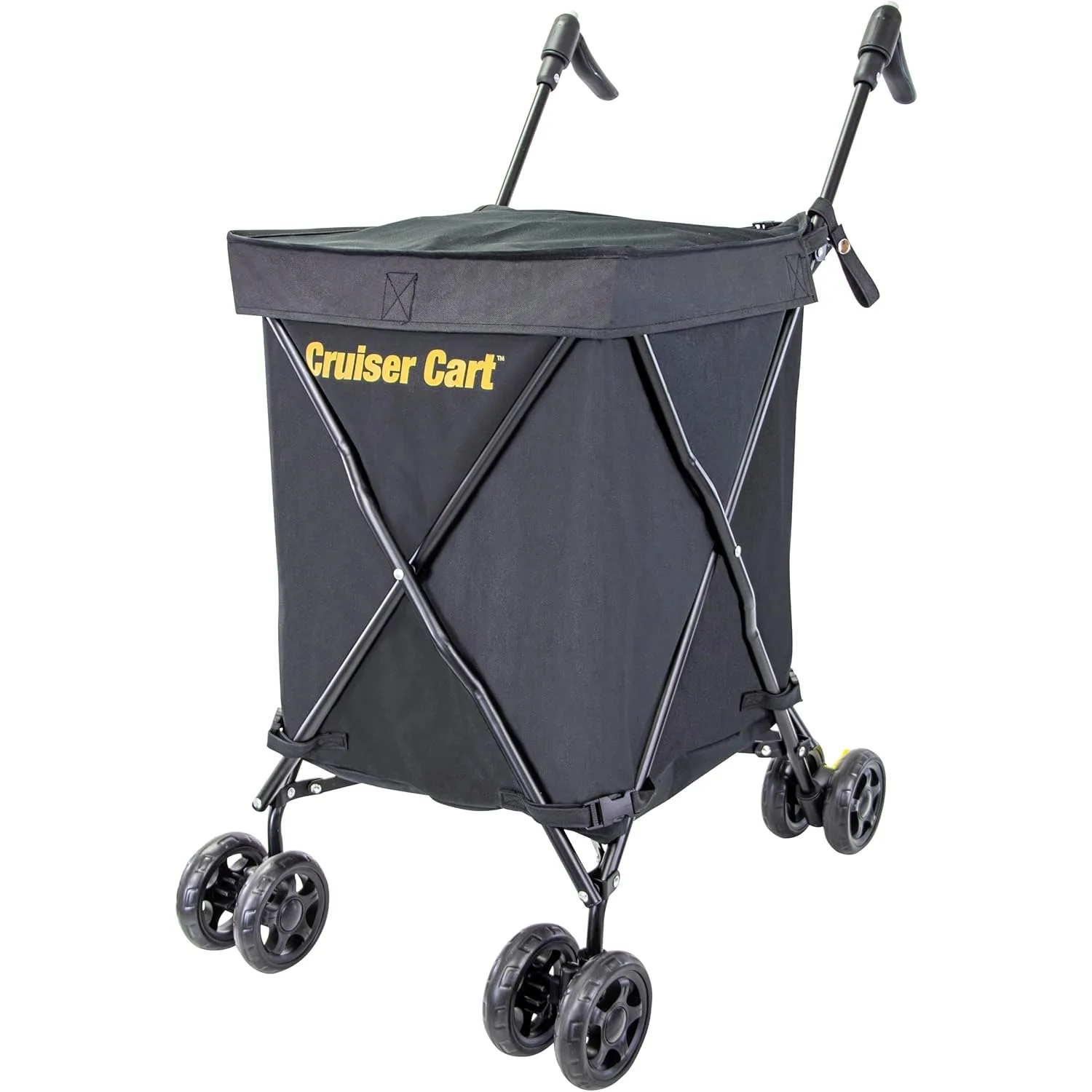 Cruiser Cart Urban 360 Folding Shopping Grocery Collapsible Laundry Basket on Wheels Foldable Utility Trolley Carrito de Compras