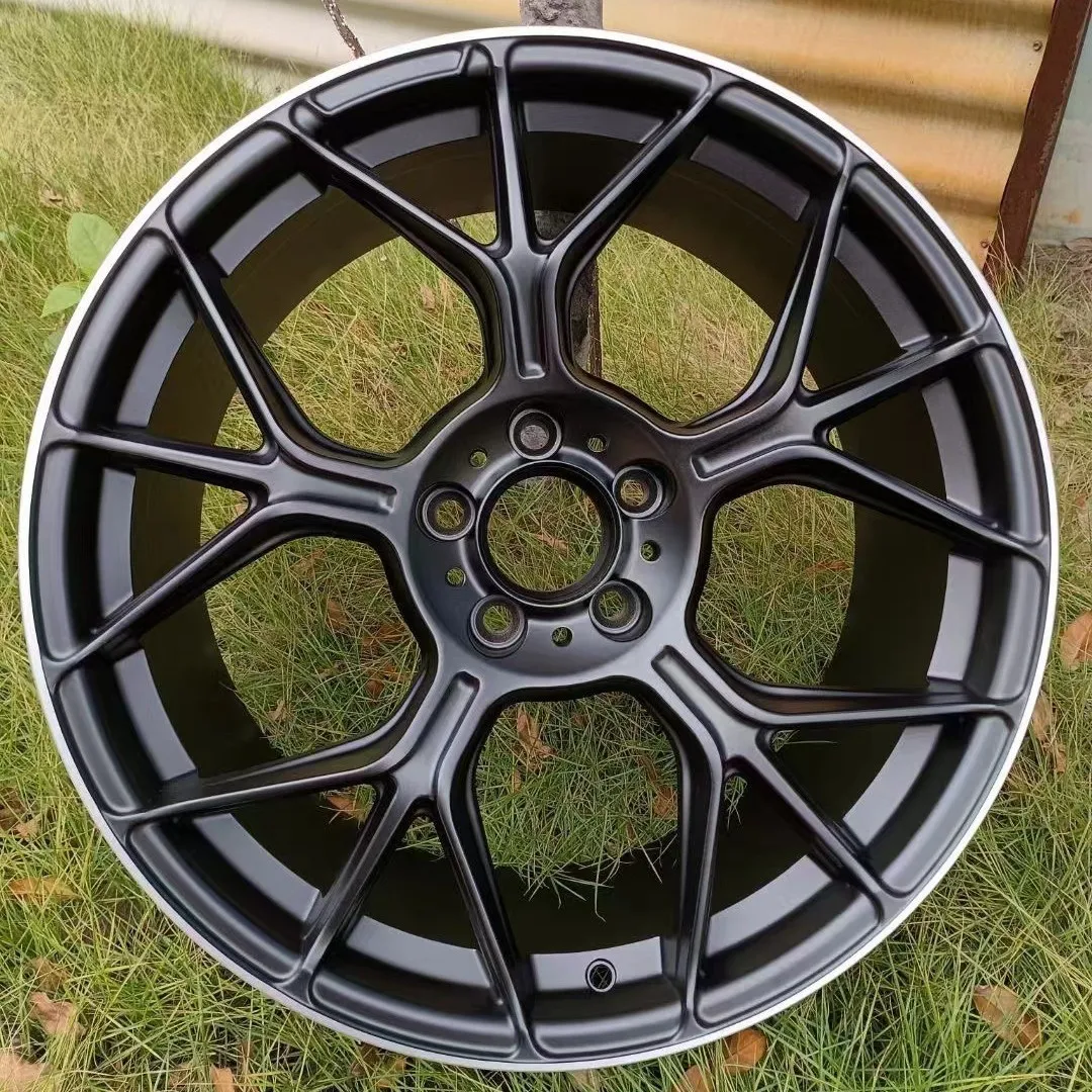

Hot-Selling Original Offroad SUV Alloy Passenger Car Wheels Spin-Forced Aluminum Alloy Black Finish 40mm 100mm Retrofit Upgrade