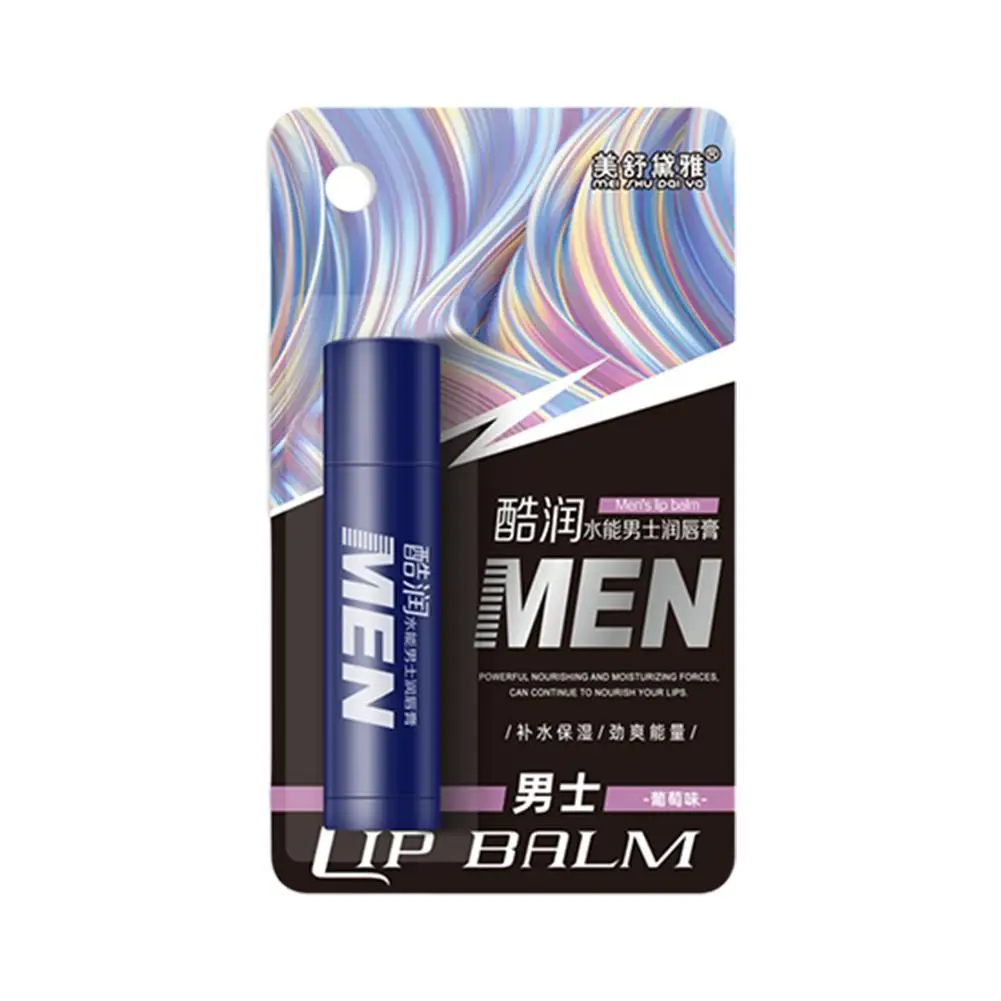 Männer-Lippenbalsam, feuchtigkeitsspendend, entfernt abgestorbene Haut, verhindert Trockenheit, Risse, reduziert Lippenfalten, lindert Trockenheit, Lippenpflege