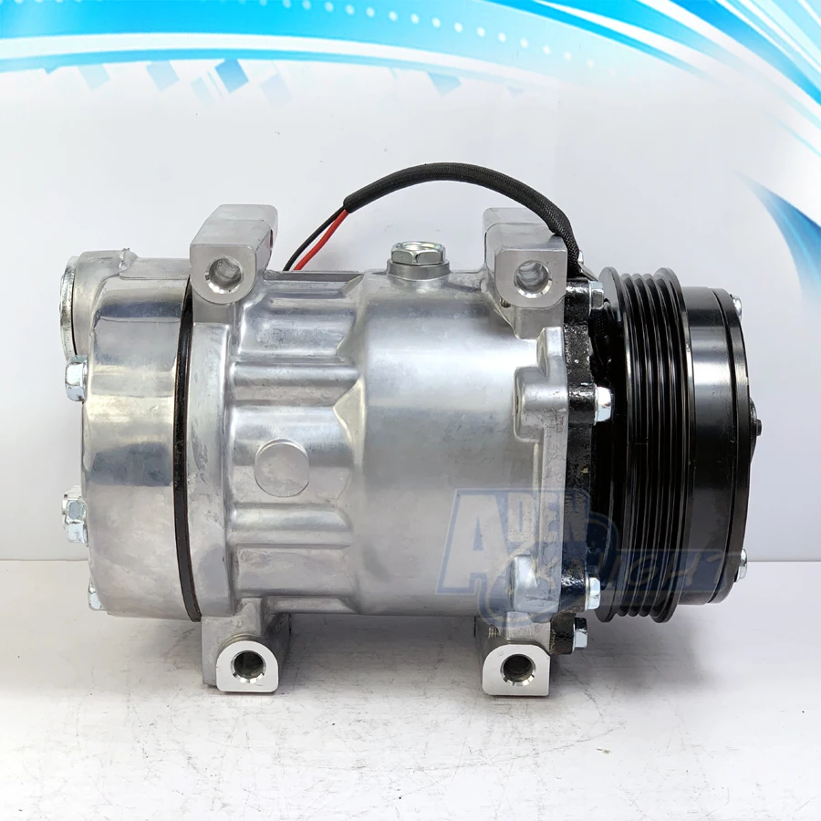SD7H15 Air Conditioning AC Compressor For Ford New Holland Combine Forage Harvester 84448669 504224553 504221553 50408093001