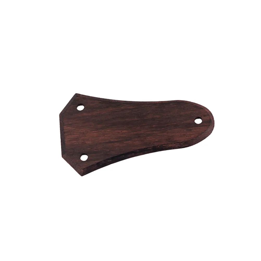 Rosewood 3 Holes Truss Rod Cover Acoustic Guitar 40Mm Vertical 17.3mm Bottom Spacing Natural Color Wood Grain Protective Guitar