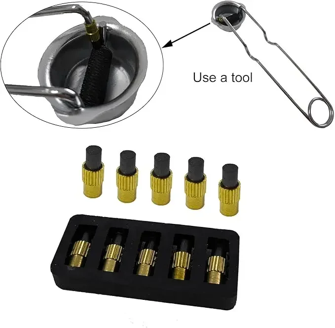 5pcs Single Flint Replacement Welding Accessories For MIG/TIG Welding For Single Flint Striker round head flint