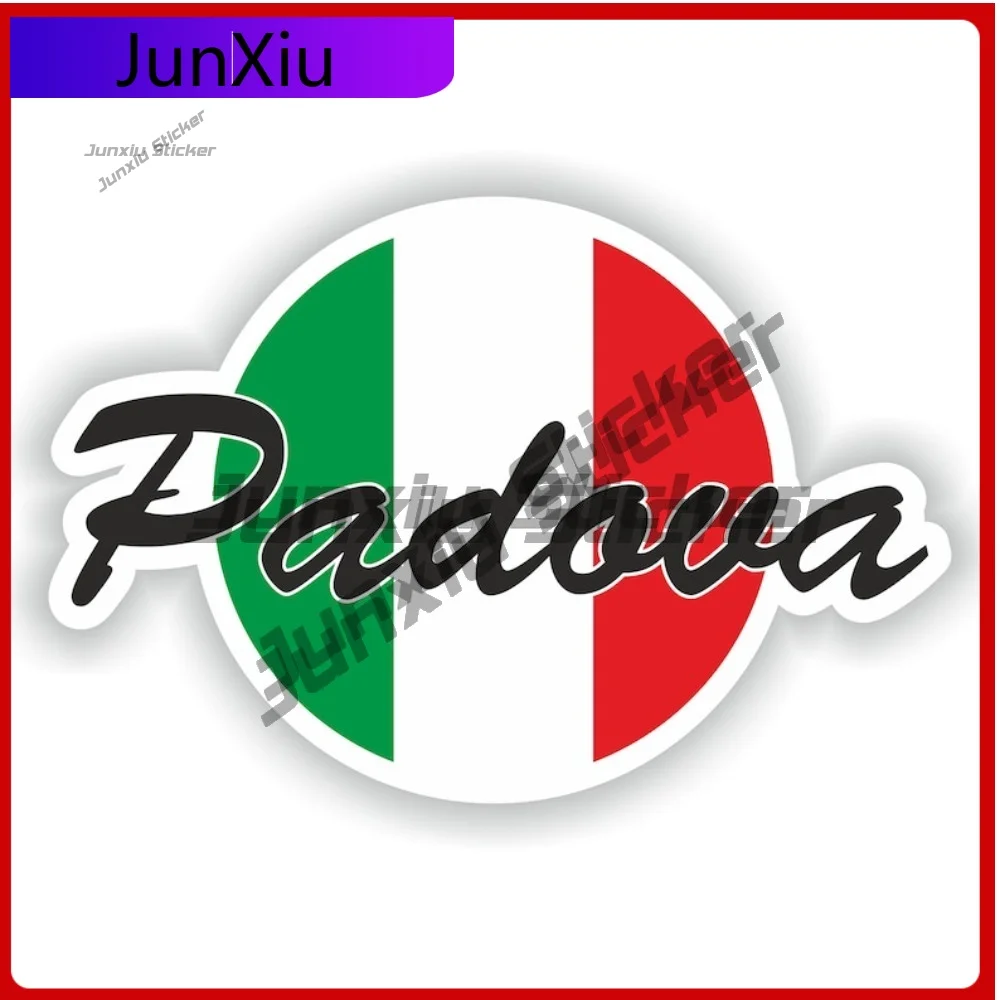 

Padova Italy City With Flag Sticker Cover Scratches Decor Graphic Decal Accessories Rv Decals And Stickers Camping Car Decoratio