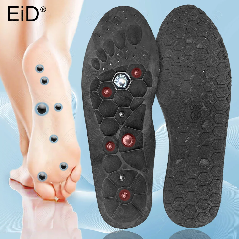 Massage Magnetic Therapy Acupressure Insoles For Shoes Sole Foot Magnet Cushion Insoles For Feet Orthopedic Insoles Health Care
