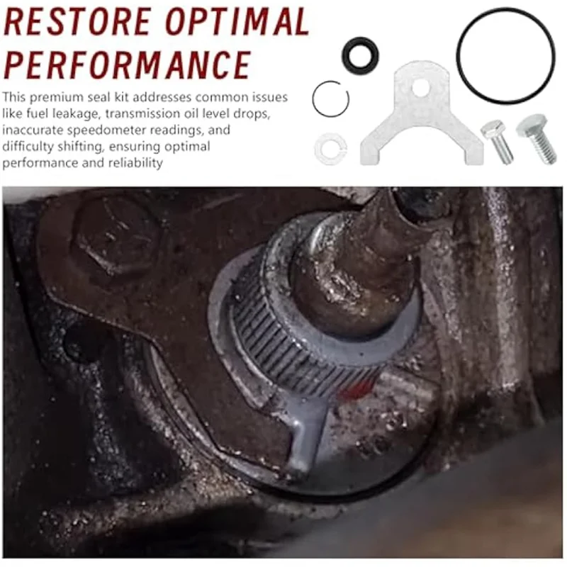 

A82E-1240382 Speedo Gear Housing Transmission Speedometer Leak Repair Seal Kit Compatible 700R4/4L60 Transmission Secure
