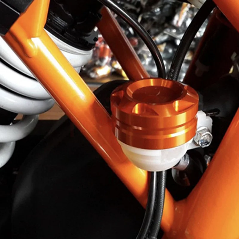 Moto pompa freno posteriore coperchio vaso olio coperchio tazza olio adatto per KTM DUKE125 200 390 690 990 RC390 lega di alluminio