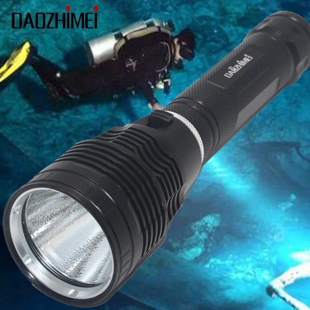 

Professional IPX8 Waterproof Grade XHP70.2 Scuba Diving Flashlight 100M Underwater adventureTorch Lamp 26650 Dive Lantern