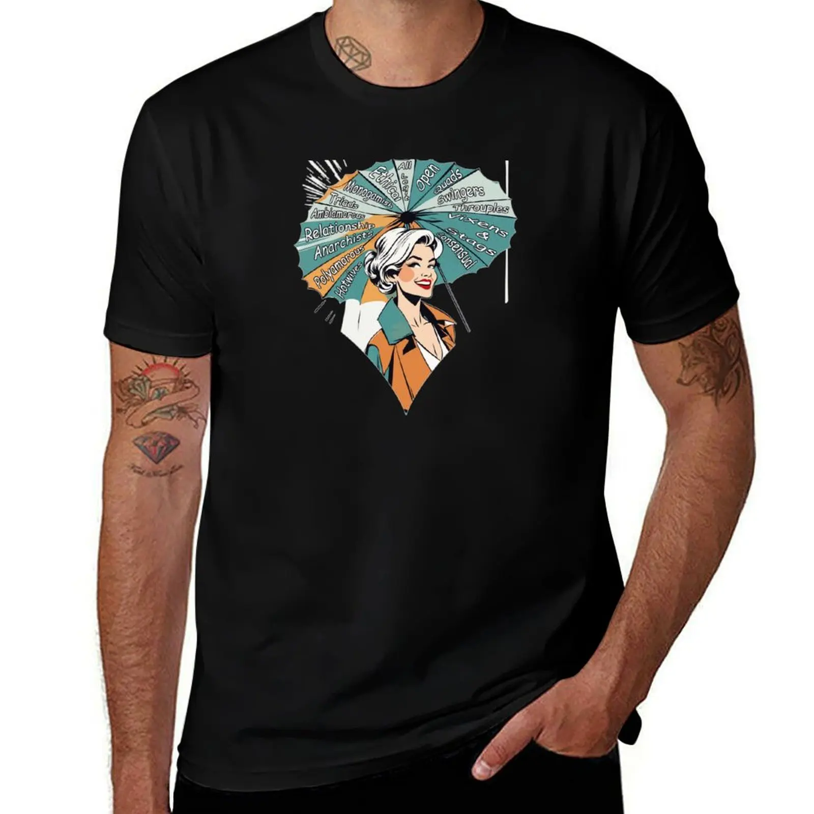 ENM Umbrella CNM Umbrella All Legit Ally T-Shirt Basic Lightweight Short Sleeve Tee