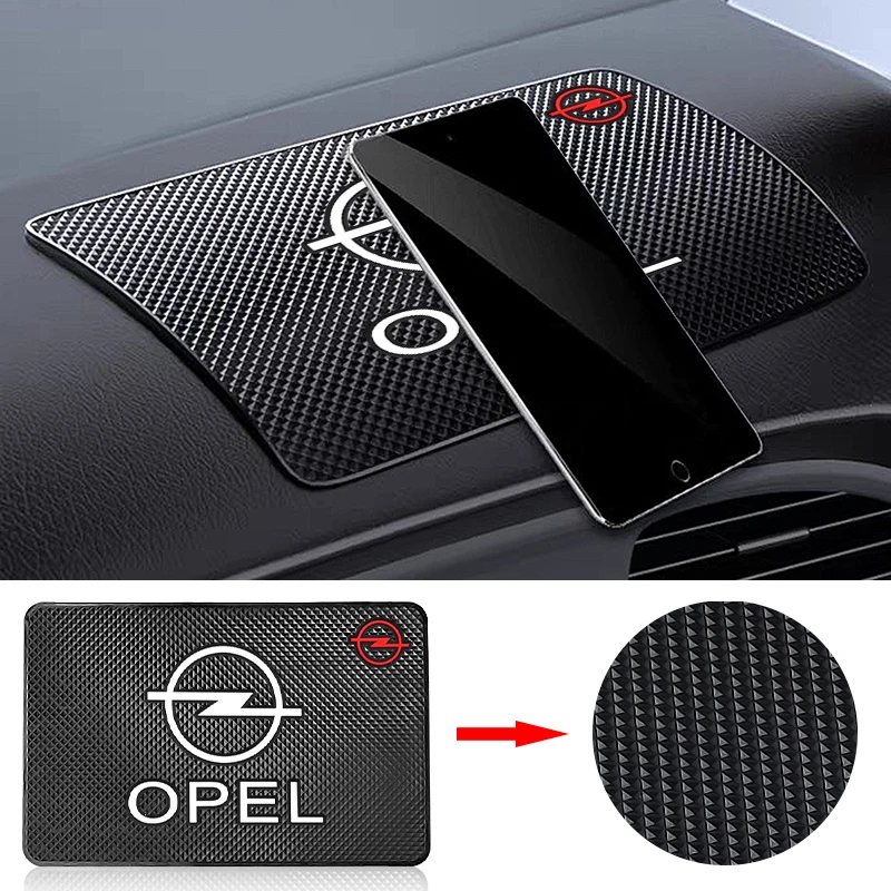 1Pç Almofada Antiderrapante para Carro, Impermeável, para Celular e Óculos, Acessórios Automotivos para Opel Astra J G Insignia Corsa D Vectra C A, Ga