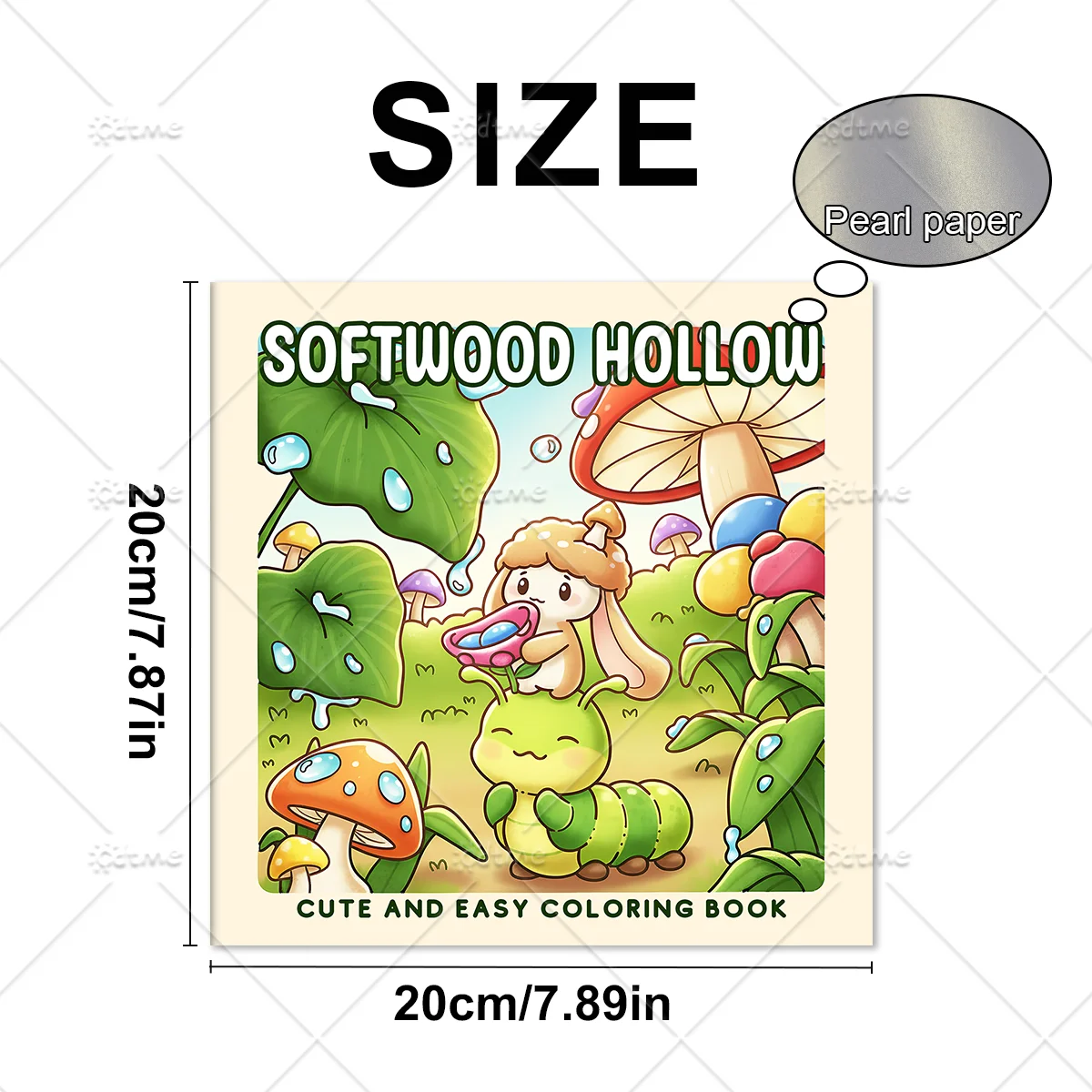SOFTWOOD HOLLOW Bold-easy Patterns Coloring Book for Adults Cute Drawing Book Perfect Gift for Party and Birthday ﻿ image 3