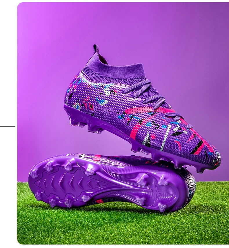 Neue Herren-Fußballschuhe Professionelle Outdoor-Sportschuhe Rutschfeste Trainingsschuhe Sneakers Rasen-Fußballstiefel Ultraleicht Unisex – Detail 25