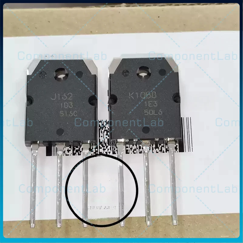 1 pair 2SK1058 2SJ162 K1058 J162 Original Power MOSFET HIFI Audio Amplifier Transistor Electronic Component