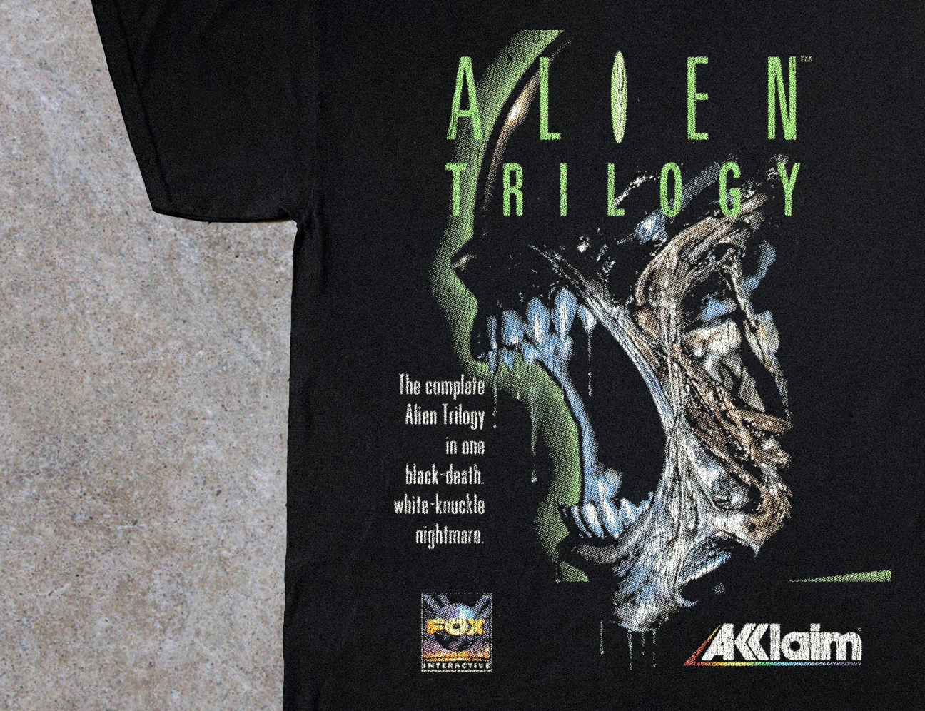 Alien Trilogy Ps1 Black T-Shirt