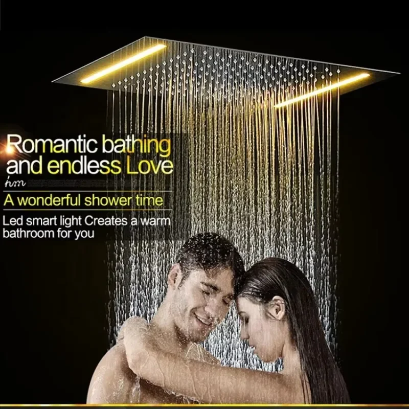 Bathroom Shower Part 14*20 Inches Electric Led Single Color Light Bathroom Shower Part
