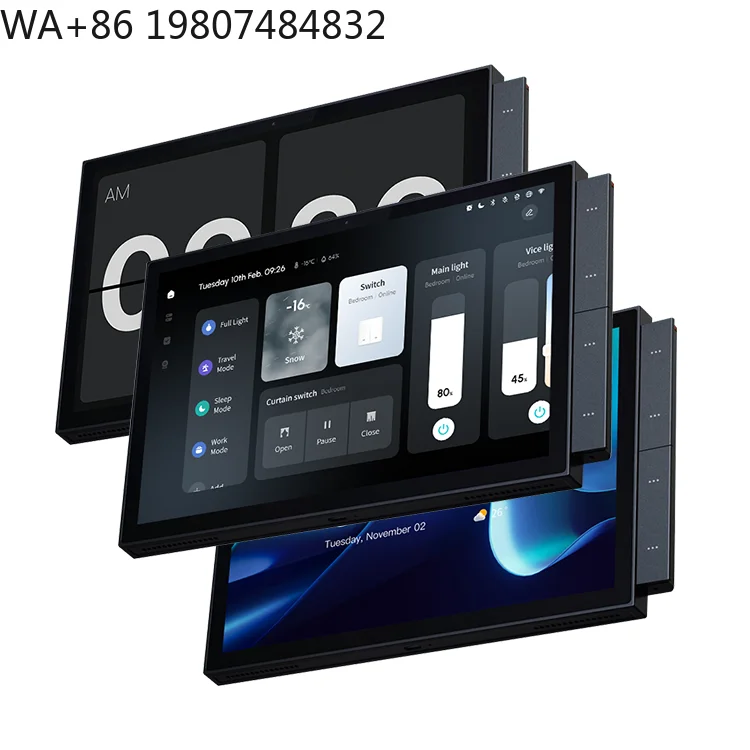 2025 Arabic Version 10.1 Inch Android Large Touch Panel Built-in Zigbee BLE Gateway Smart Home Automation System