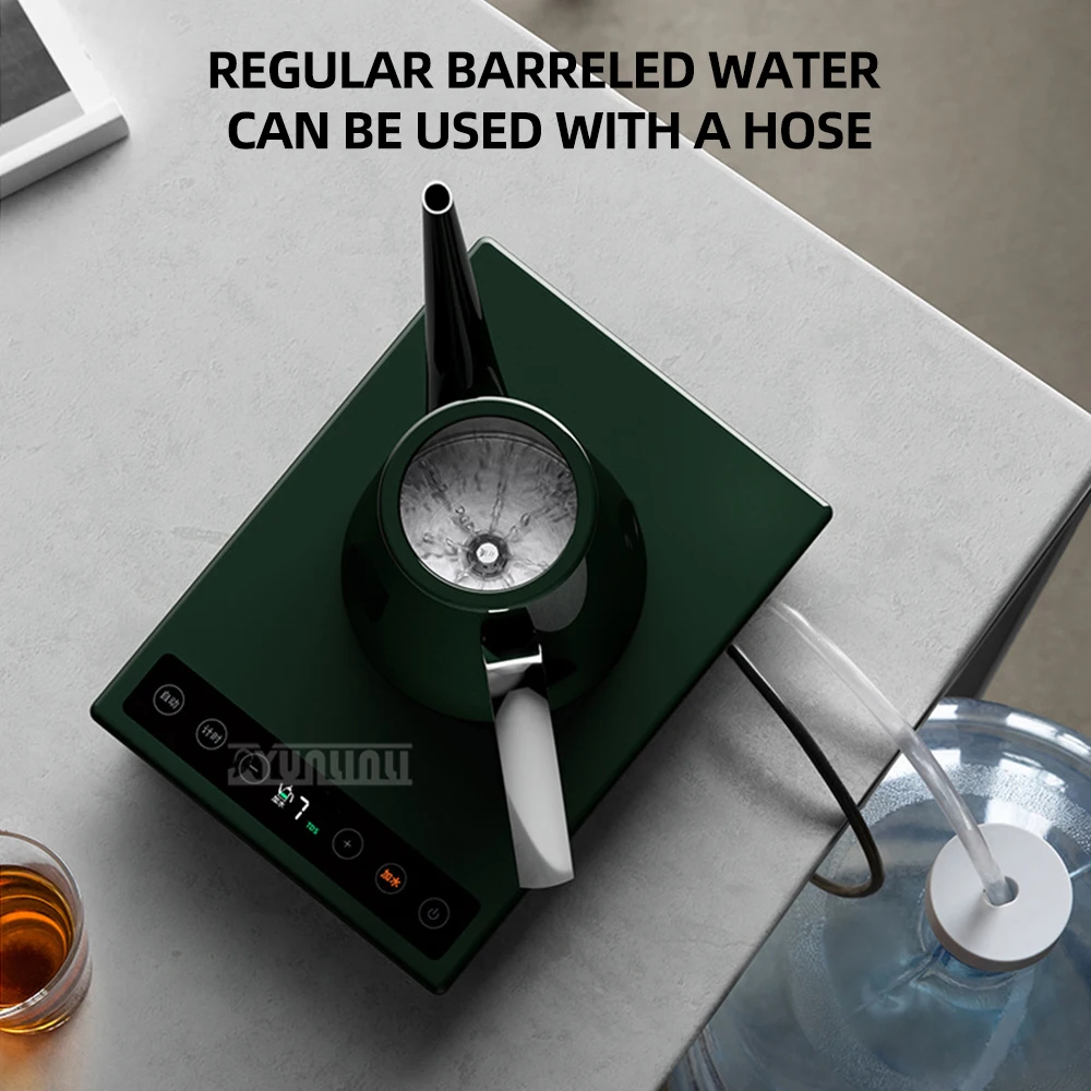 Хорошее качество, интеллектуальный автоматический насос, электрический чайник, 700 мл, настольная чайная плита с дисплеем качества воды