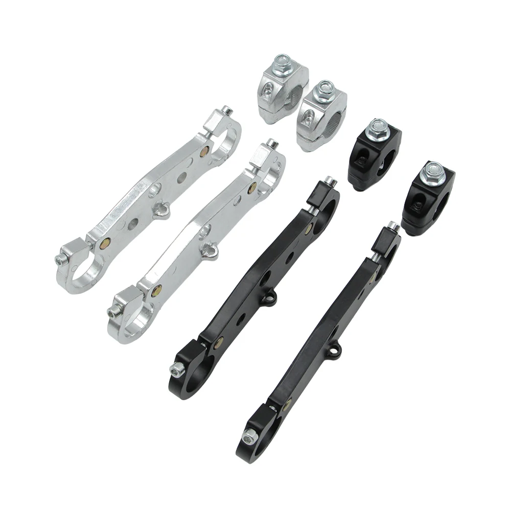 47cc 49cc Pocket Bike 25mm Front Fork Shock Absorber Upper Lower Connecting Plate For 2 Stroke Mini Motorcycle Dirt Pit Bike