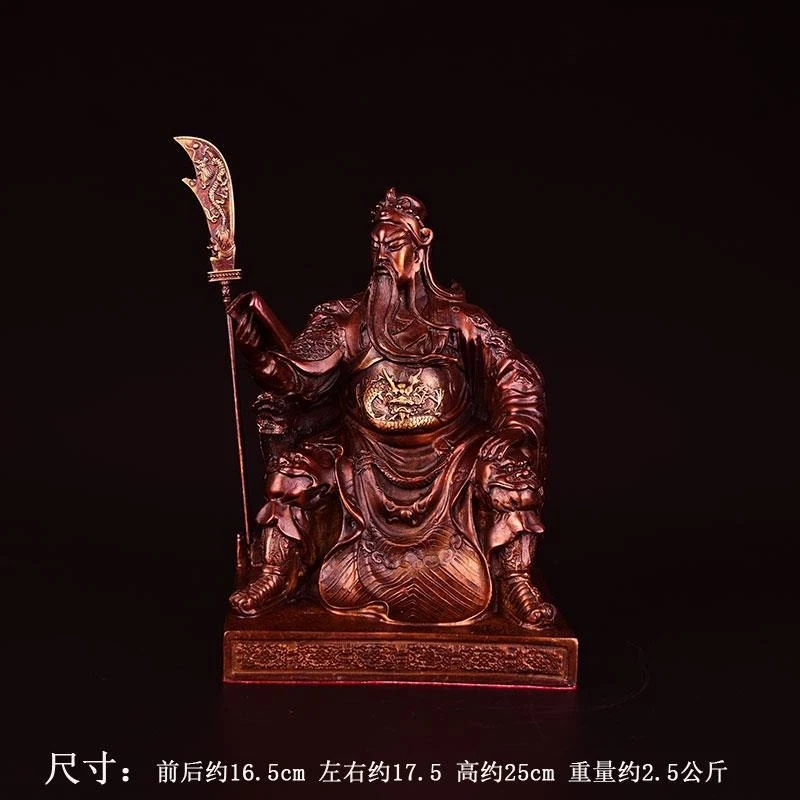 Direct wholesale from manufacturer: Sitting of the God of Wealth, Gong statue for night reading, Guan Er Ye stat