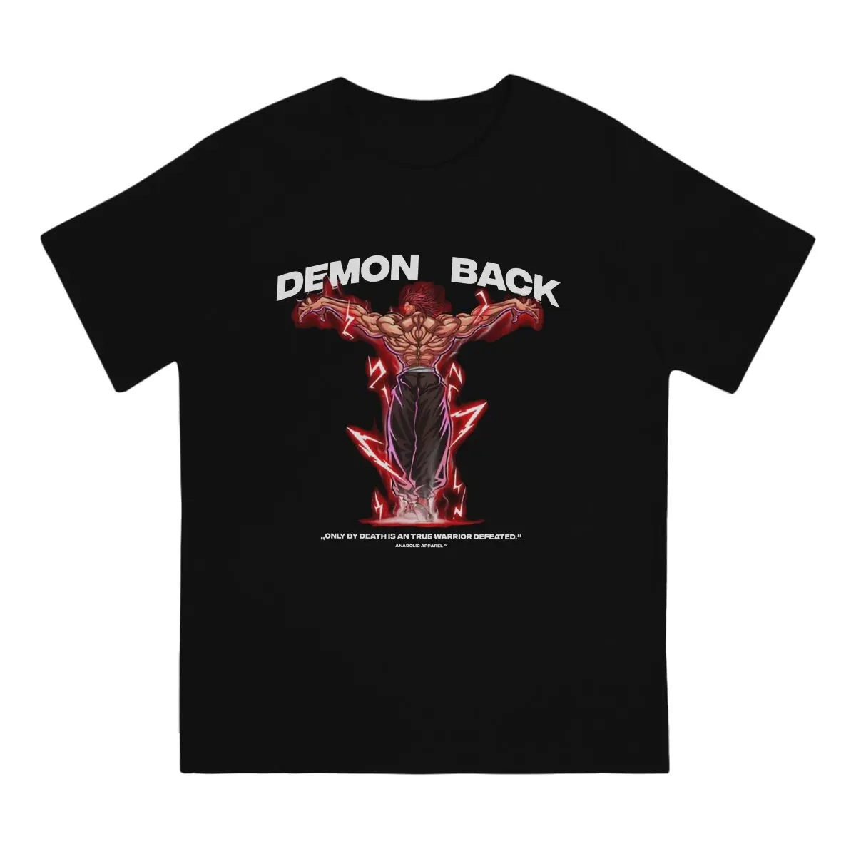 Demon Back - Anabolic Apparel Hip Hop TShirt BAKI Casual T Shirt Summer Stuff For Adult