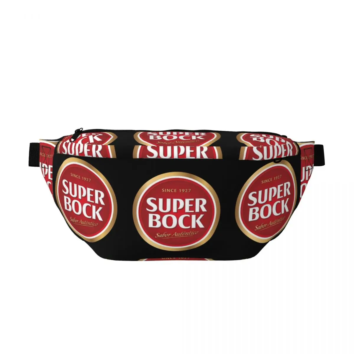 

Crossbody Waist Bag Super Bock Since 1927 Men Women Adjustable Fanny Pack Travel Running Money Phone Pouch Chest Bag
