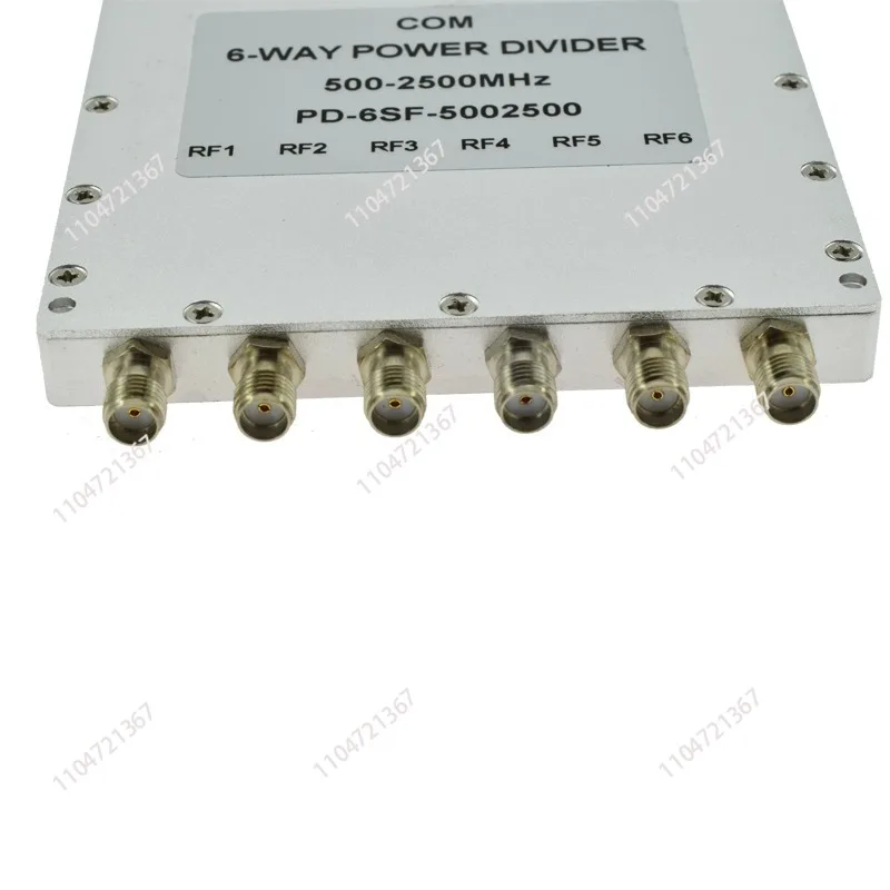 

Делитель мощности SMA, микрополоска от 1 до 6 5002500MWIFI, покрытие GPS2.4G, тест объединителя распределения питания