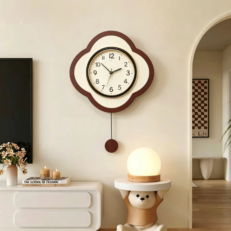 White Elegant Unique Wall Clock Fashion Upgrade Modern Aesthetic Digital Wall Clock Modern Relojes De Pared Home Decor Items