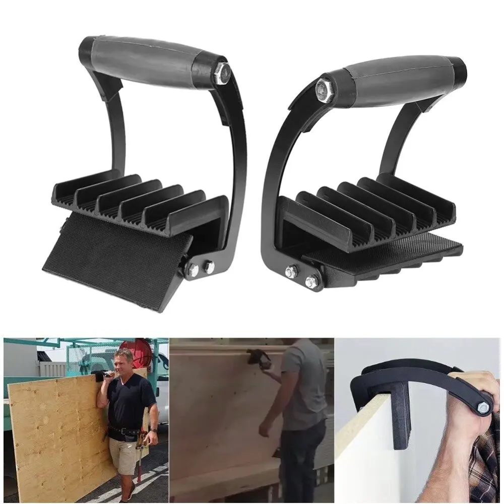 Panel and Plywood Carrier Plywood Lifting Tool and Drywall Carrying Tool Panel Gripper by Single Hand for Sheet Board Clamp