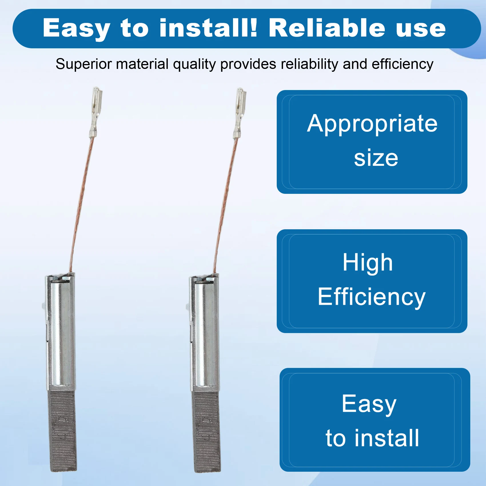 A23T 2PCS 1619PA7345 Carbon Brushes for GAS15PS GAS15 Vacuum Cleaner, Durable Replacement Motor Brushes Accessories