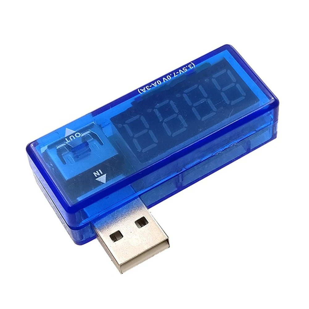 Digital USB Mobile Power Charging Current Voltage Tester Meter Voltmeter Ammeter USB Charger Tester Power Bank Charger Indicato