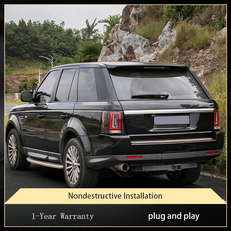 2 PCS Auto Lights For Land Rover 2005-2013 Range Rover Sport Tail Lamp DRL Taillight LED Bulbs Turn Signal Tools Car Accessories