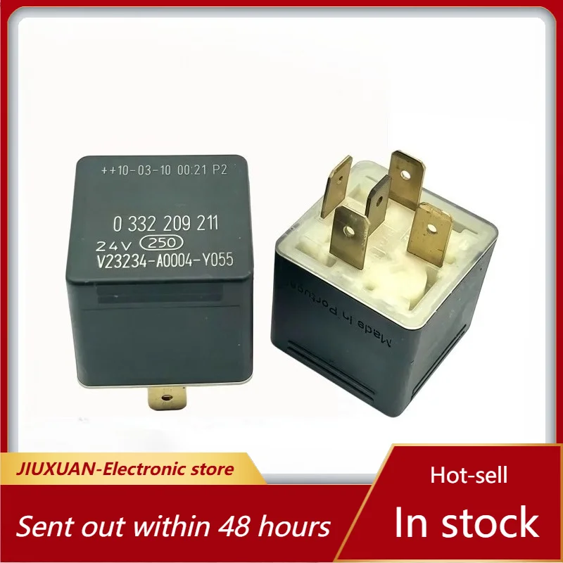 New 1pcs/lot V23234-A0004-Y055 24VDC 5Pin Automotive Relay Car Vehicle Electromagnetic Power Relay