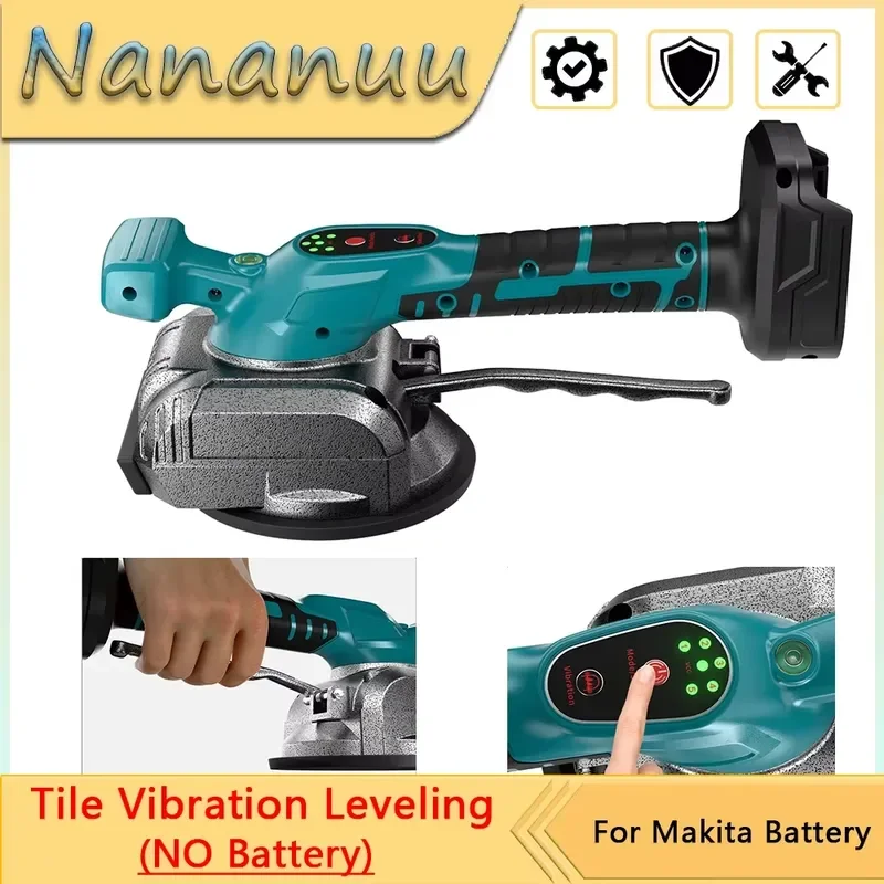 Nananuu Tile Vibration Leveling Machine Cordless Tile Intelligent Wall Tile Tiling Machine Power Tools For 18V Battery