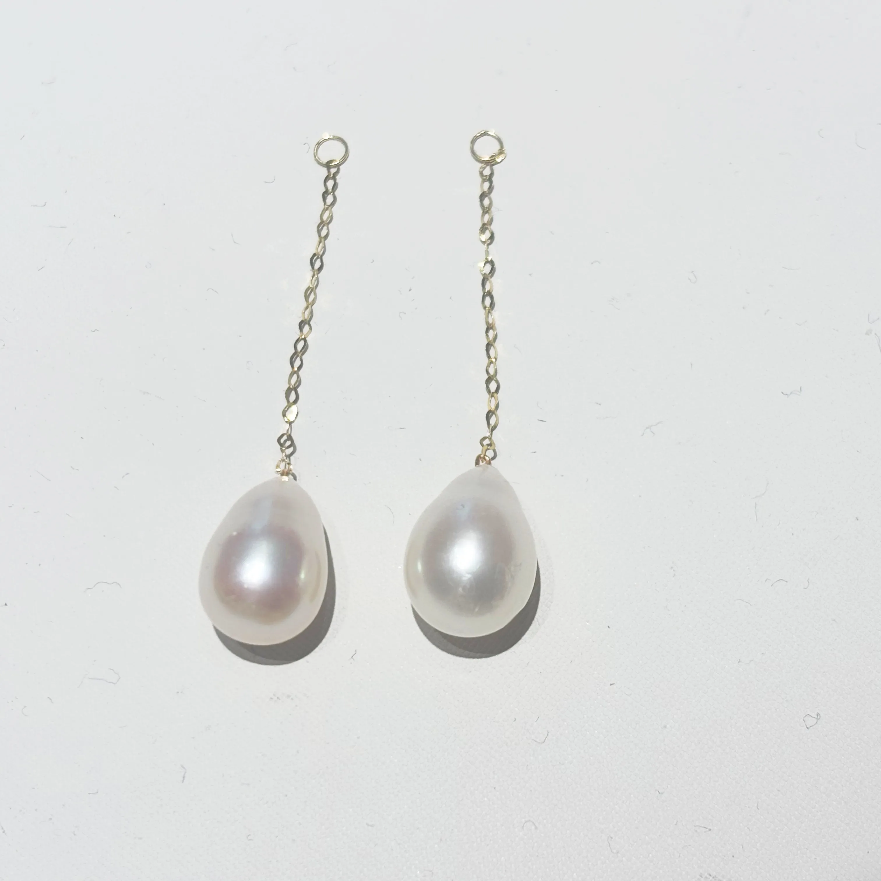 real-18k-gold-natural-white-freshwater-pearl-au750-drop-8mm-for-earrings-women's-boutique-fine-jewelry-gift-diy202602