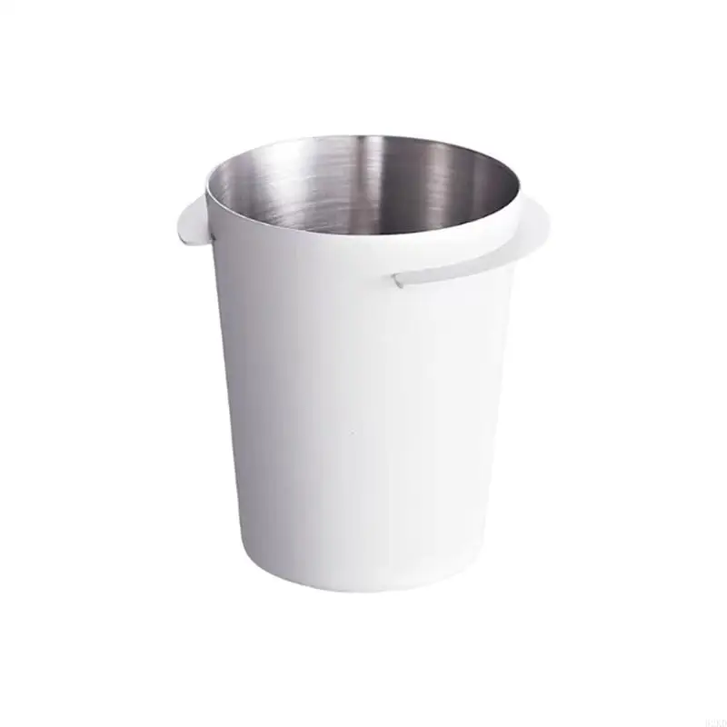 62KD Professional Grades Coffee Dosing Cup Rustproof Stainless Steel Coffee Grounds Dispenser For Home And Commercial Use