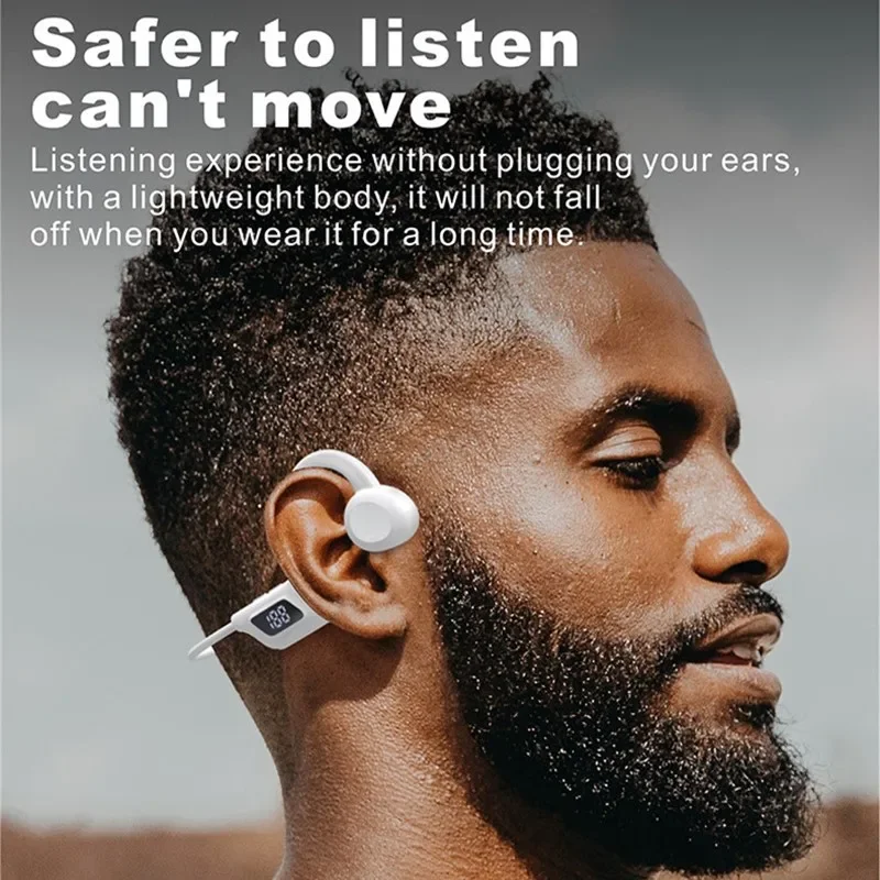 ل Xiaomi سوني سماعات توصيل العظام سماعة رأس لاسلكية رقمية بلوتوث 5.1 خوذة ستيريو دعم TF-بطاقة مع ميكروفون