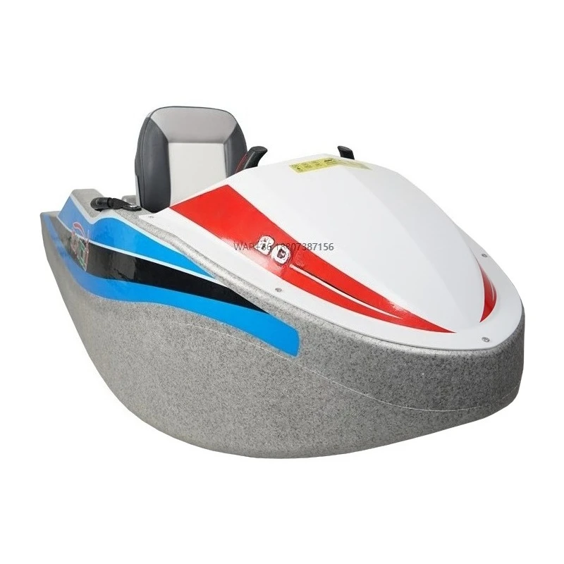 Material Electric Karting Boat-Lithium Battery Jet Ski with 10KW Power for Type 52km/h Speed for Water Entertainment