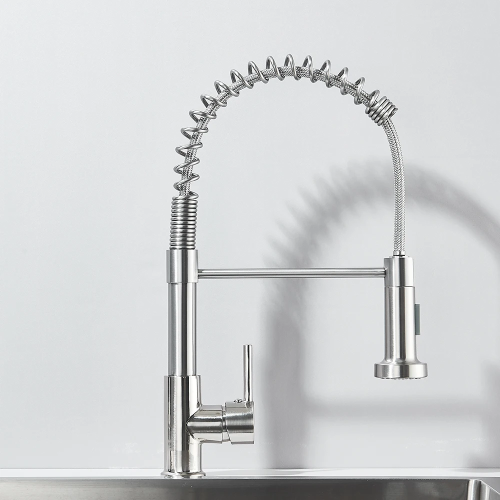 Geborsteld nikkel keukenkraan, - Pull Down Spray Kitchen Faucet Brushed Nickel recensie en prijs