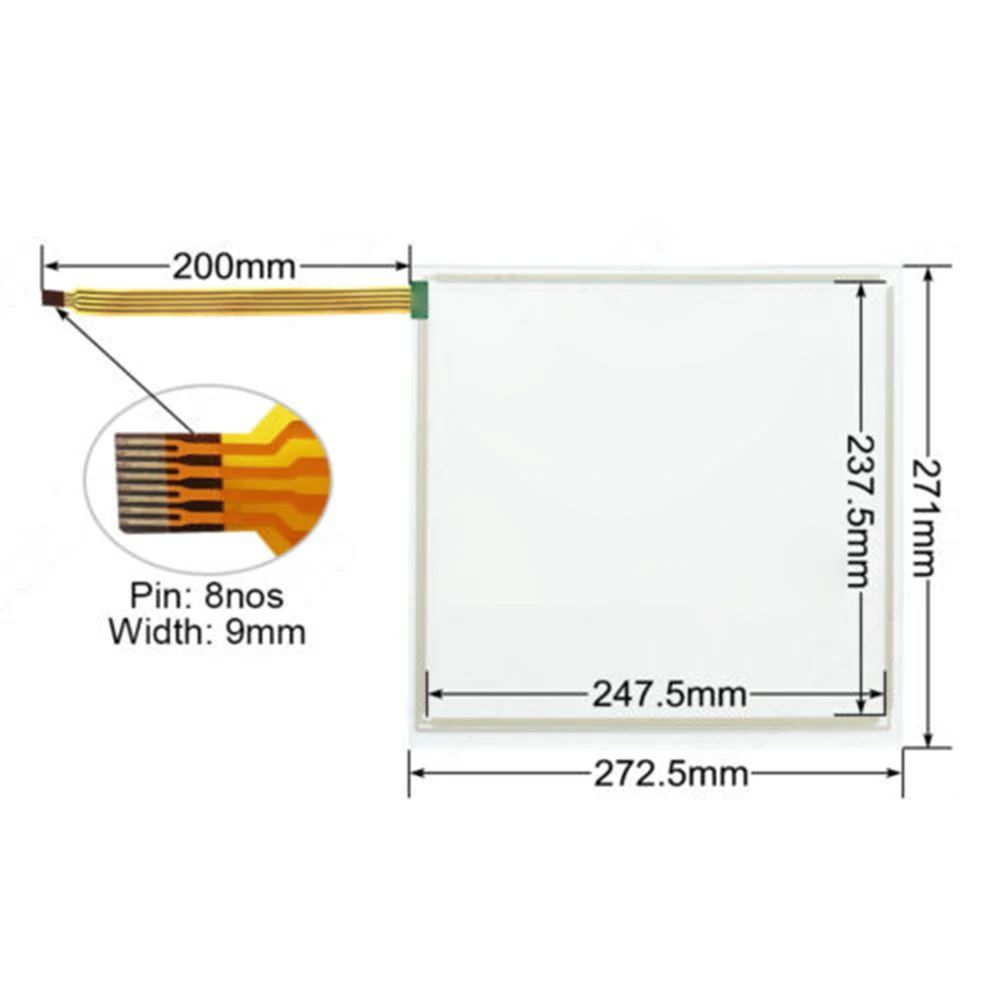 1Pcs New for AMT98917 91-98917-000 Touch Panel Glass Protection Screen