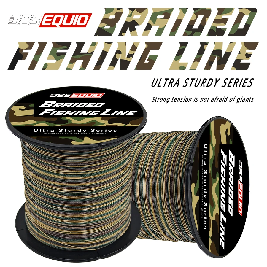 

OBSEQUIO X8 Strands Fishing Line 300/500M Braided PE Fishing Strong Fishing Line Multifilament Durable Fishing Line Tool