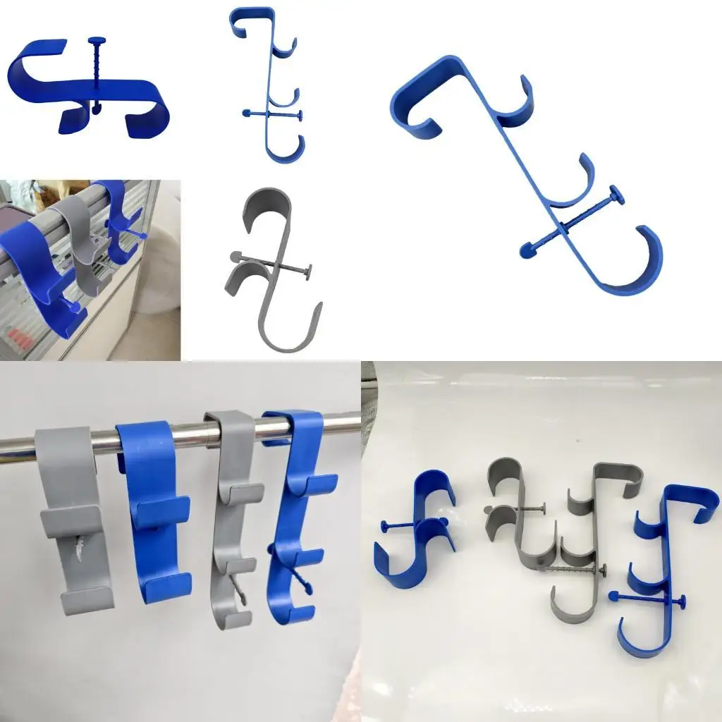 

R6FE Above Ground Pool Poles Hanger Swimming Pool Side Storage Shelf Enduring